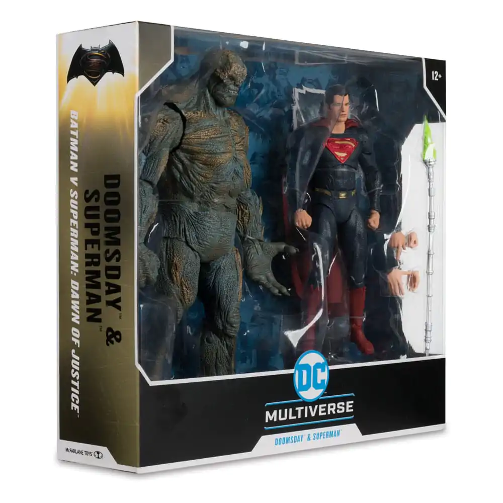 Batman v Superman: Dawn of Justice DC Multiverse Mega akční figurka 2-Pack Doomsday & Superman fotografii produktu