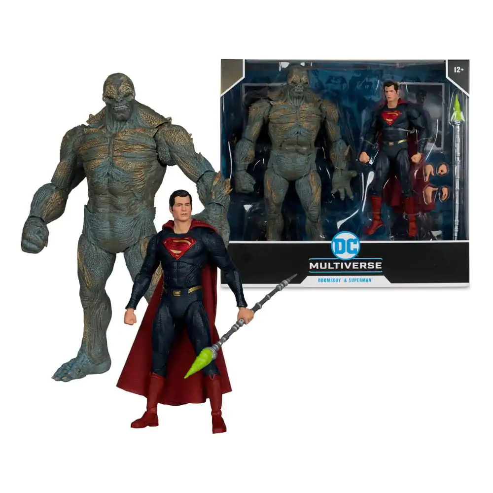 Batman v Superman: Dawn of Justice DC Multiverse Mega akční figurka 2-Pack Doomsday & Superman fotografii produktu