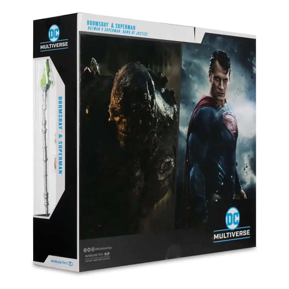 Batman v Superman: Dawn of Justice DC Multiverse Mega akční figurka 2-Pack Doomsday & Superman fotografii produktu