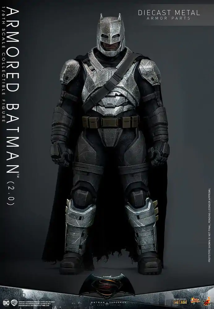 Batman v Superman: Dawn of Justice Movie Masterpiece akční figurka 1/6 Obrněný Batman 2.0 33 cm fotografii produktu