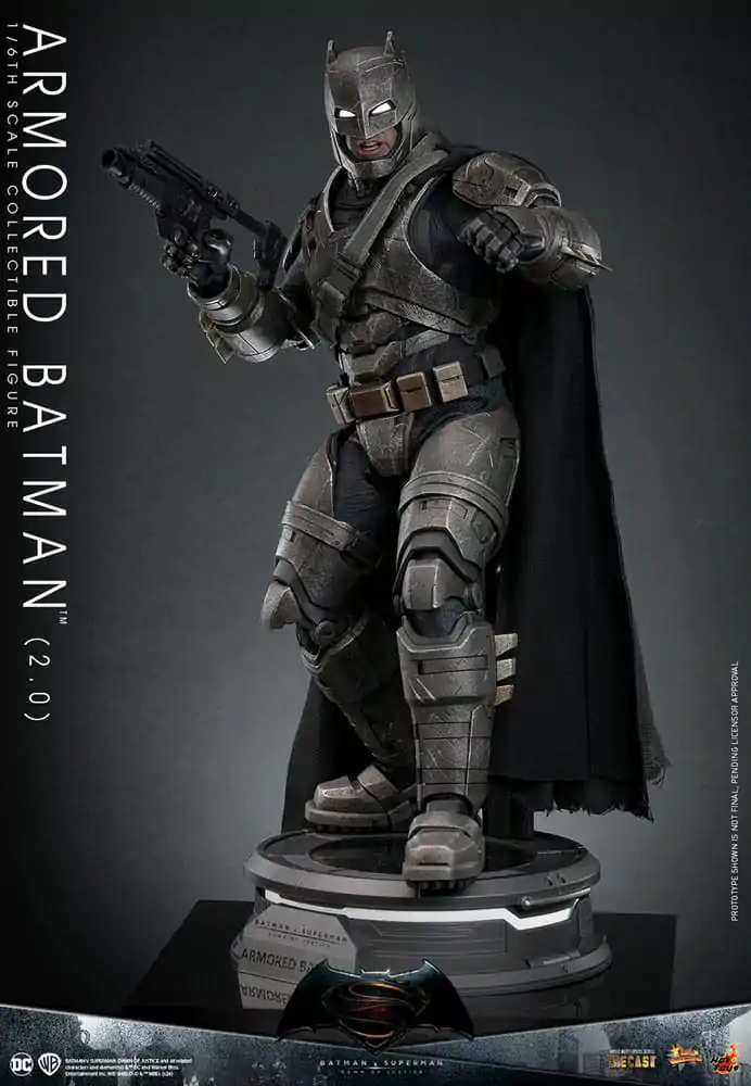 Batman v Superman: Dawn of Justice Movie Masterpiece akční figurka 1/6 Obrněný Batman 2.0 33 cm fotografii produktu