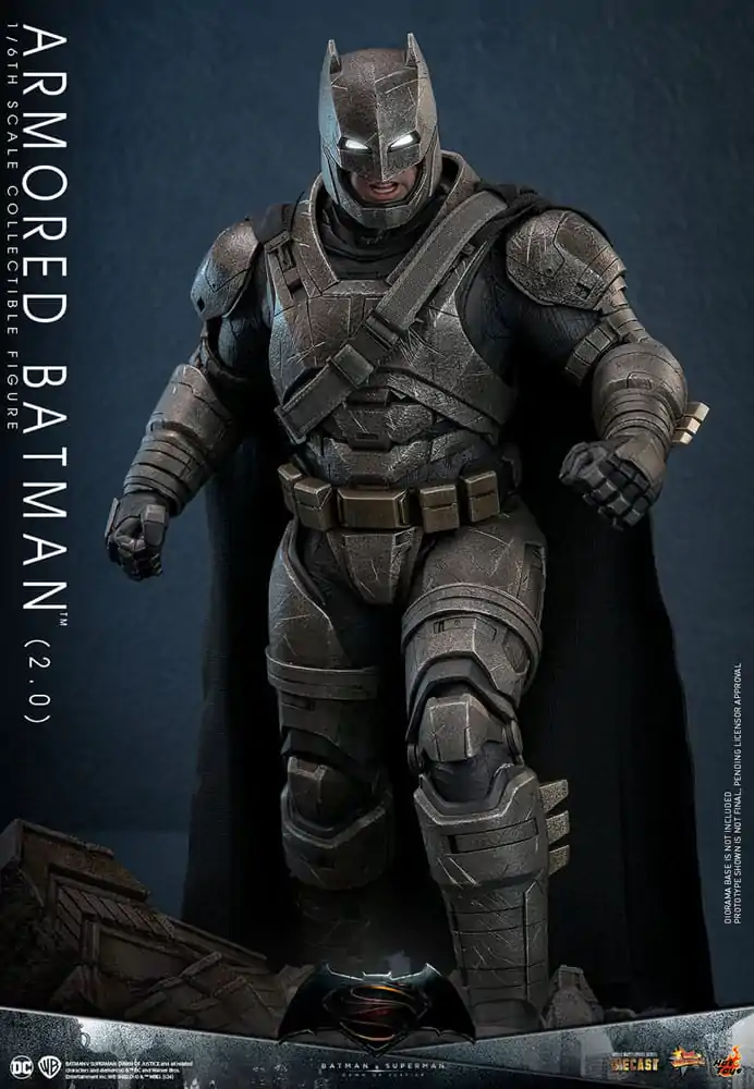 Batman v Superman: Dawn of Justice Movie Masterpiece akční figurka 1/6 Obrněný Batman 2.0 33 cm fotografii produktu