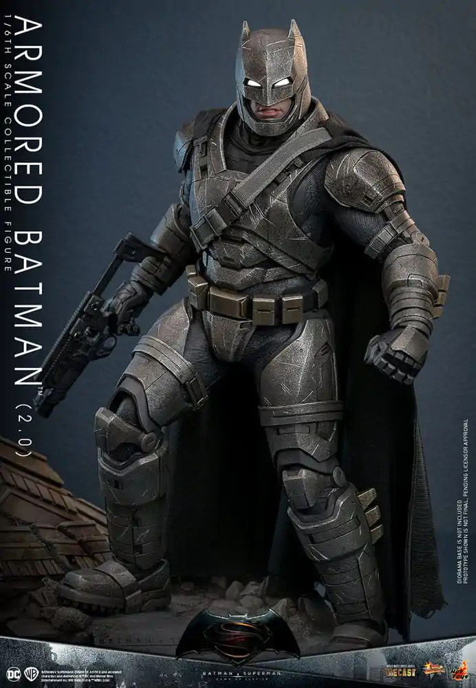 Batman v Superman: Dawn of Justice Movie Masterpiece akční figurka 1/6 Obrněný Batman 2.0 33 cm fotografii produktu