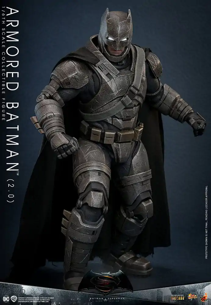 Batman v Superman: Dawn of Justice Movie Masterpiece akční figurka 1/6 Obrněný Batman 2.0 33 cm fotografii produktu