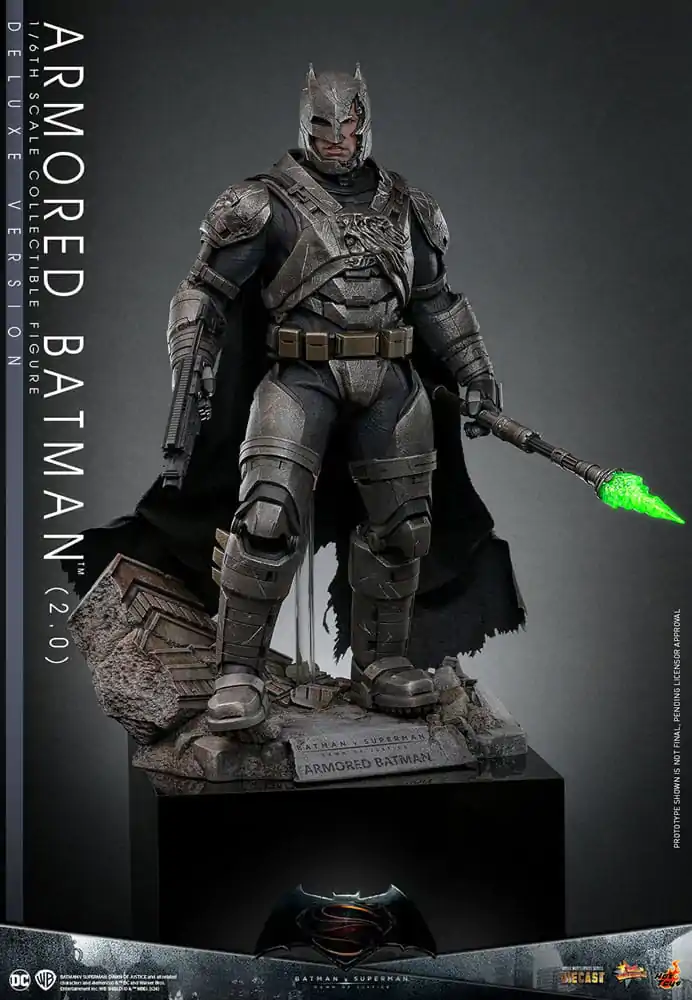 Batman v Superman: Dawn of Justice Movie Masterpiece akční figurka 1/6 Armored Batman 2.0 (Deluxe verze) 33 cm fotografii produktu