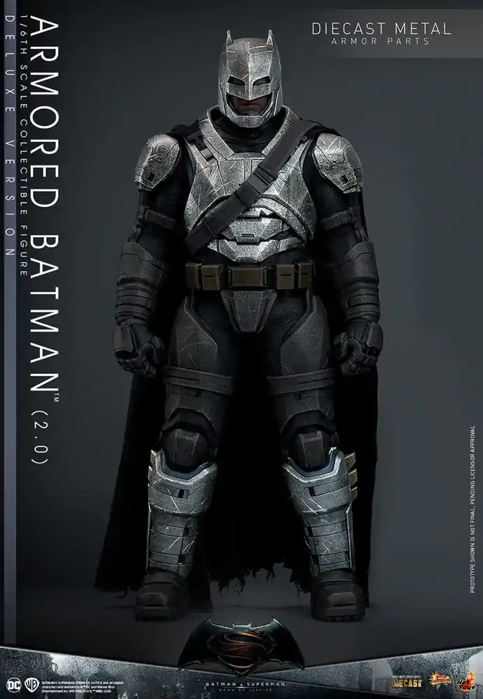 Batman v Superman: Dawn of Justice Movie Masterpiece akční figurka 1/6 Armored Batman 2.0 (Deluxe verze) 33 cm fotografii produktu