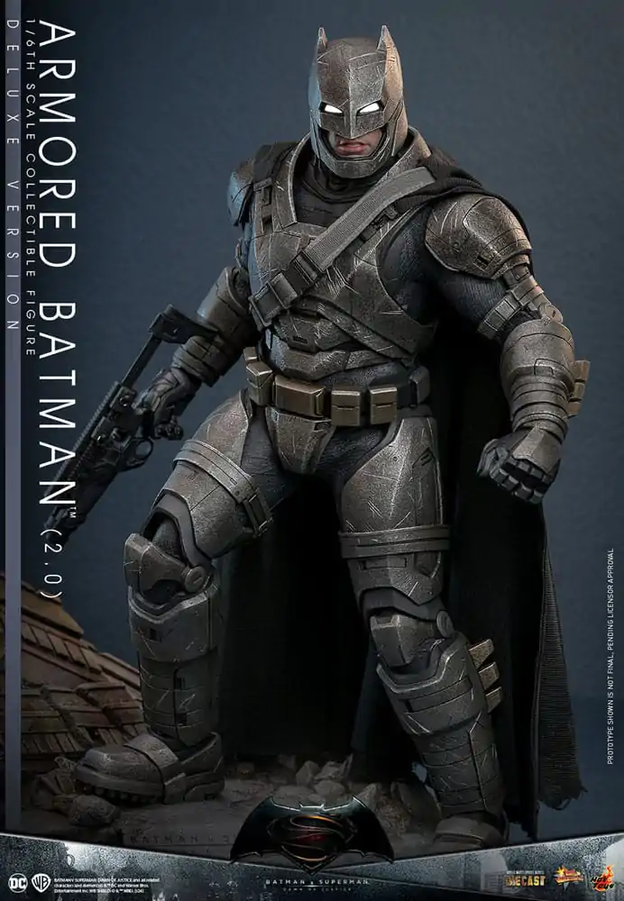 Batman v Superman: Dawn of Justice Movie Masterpiece akční figurka 1/6 Armored Batman 2.0 (Deluxe verze) 33 cm fotografii produktu