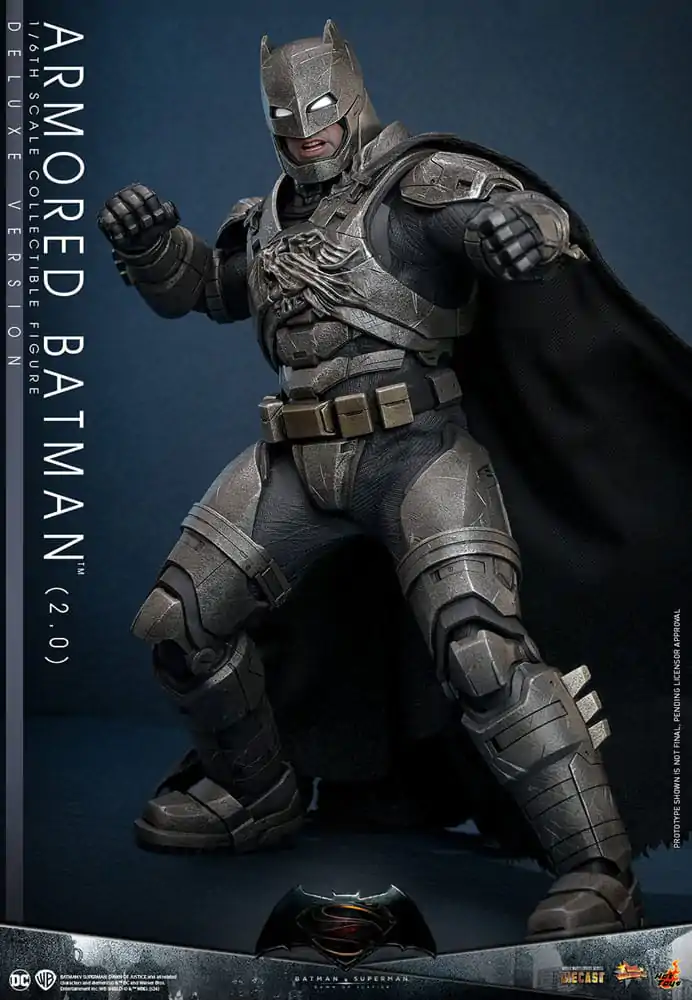 Batman v Superman: Dawn of Justice Movie Masterpiece akční figurka 1/6 Armored Batman 2.0 (Deluxe verze) 33 cm fotografii produktu