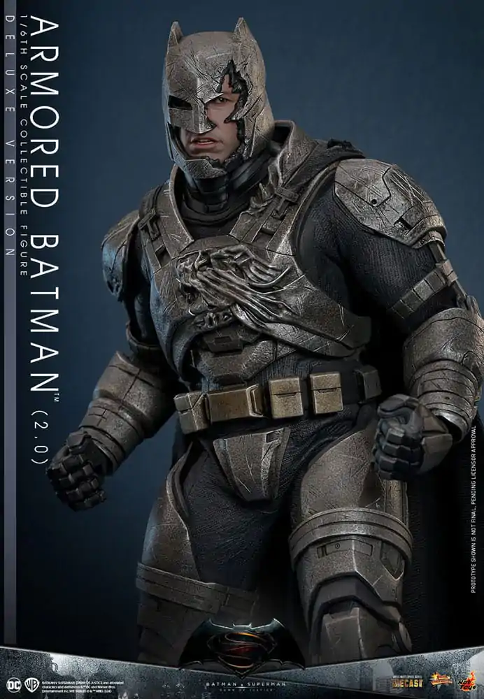 Batman v Superman: Dawn of Justice Movie Masterpiece akční figurka 1/6 Armored Batman 2.0 (Deluxe verze) 33 cm fotografii produktu