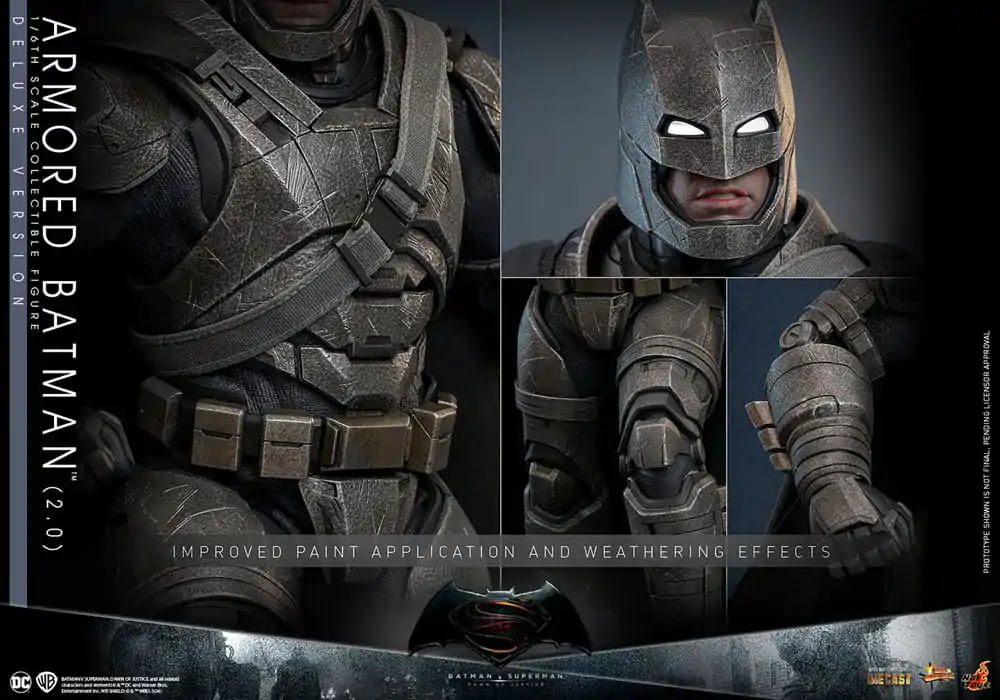 Batman v Superman: Dawn of Justice Movie Masterpiece akční figurka 1/6 Armored Batman 2.0 (Deluxe verze) 33 cm fotografii produktu