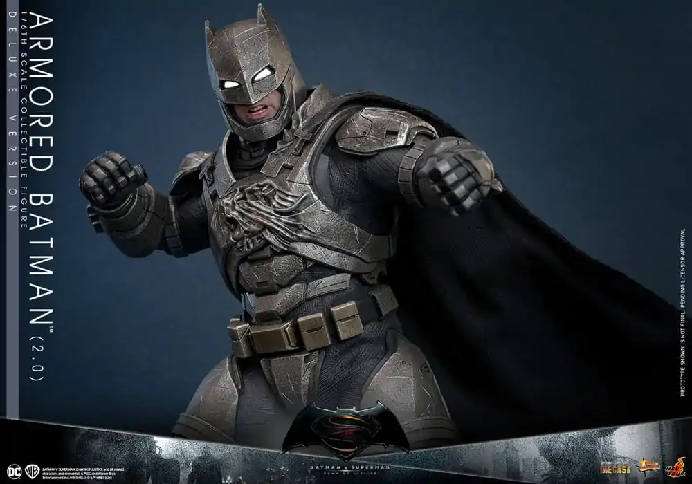 Batman v Superman: Dawn of Justice Movie Masterpiece akční figurka 1/6 Armored Batman 2.0 (Deluxe verze) 33 cm fotografii produktu