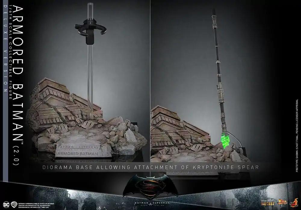 Batman v Superman: Dawn of Justice Movie Masterpiece akční figurka 1/6 Armored Batman 2.0 (Deluxe verze) 33 cm fotografii produktu