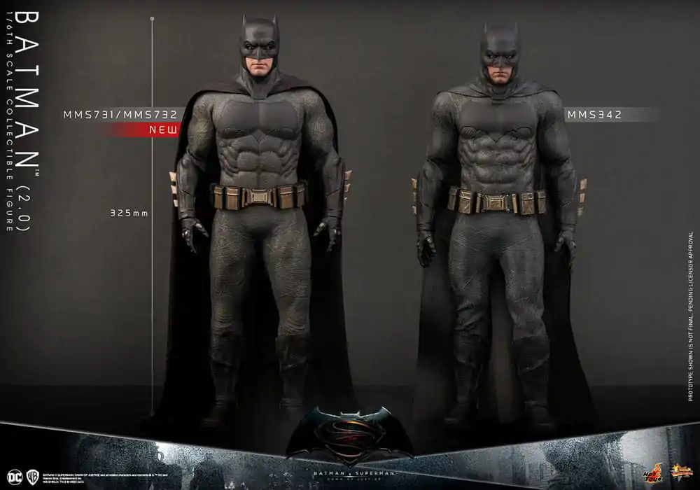 Batman v Superman: Dawn of Justice Filmové mistrovské dílo akční figurka 1/6 Batman 2.0 32 cm fotografii produktu