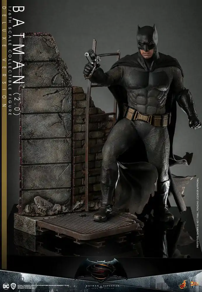 Batman v Superman: Dawn of Justice Movie Masterpiece akční figurka 1/6 Batman 2.0 (Deluxe verze) 32 cm fotografii produktu