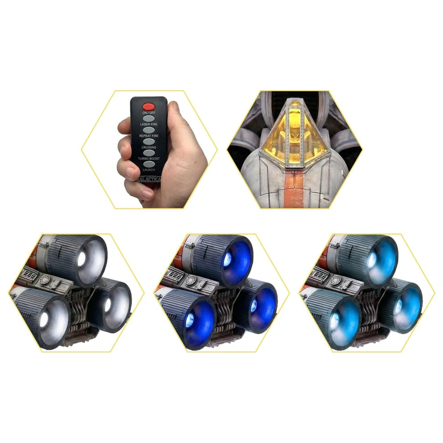 Battlestar Galactica akční figurka s vozidlem Colonial Viper Mk & Lieutenant Boomer fotografii produktu