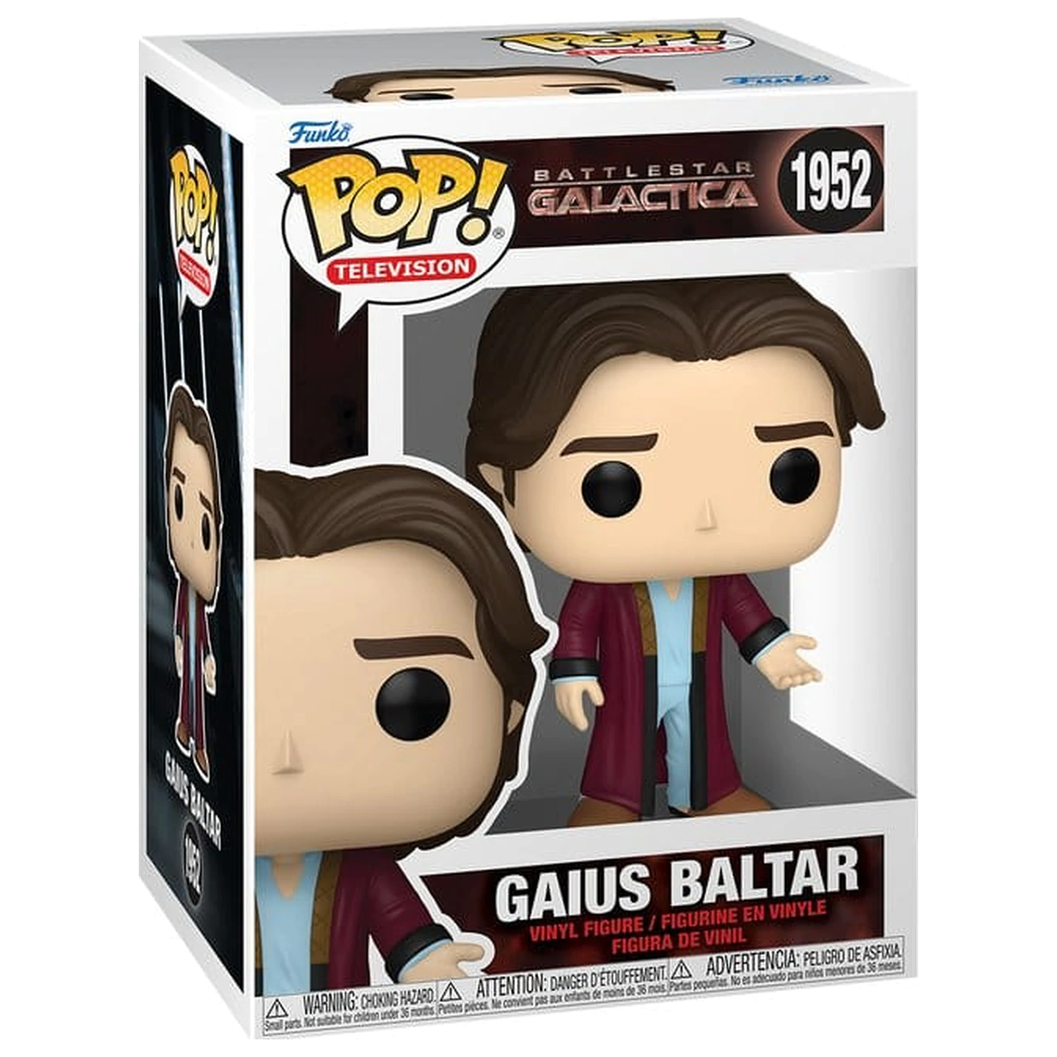 Battlestar Galactica Funko POP! Television Vinyl Figurka Gaius Baltar 9 cm fotografii produktu