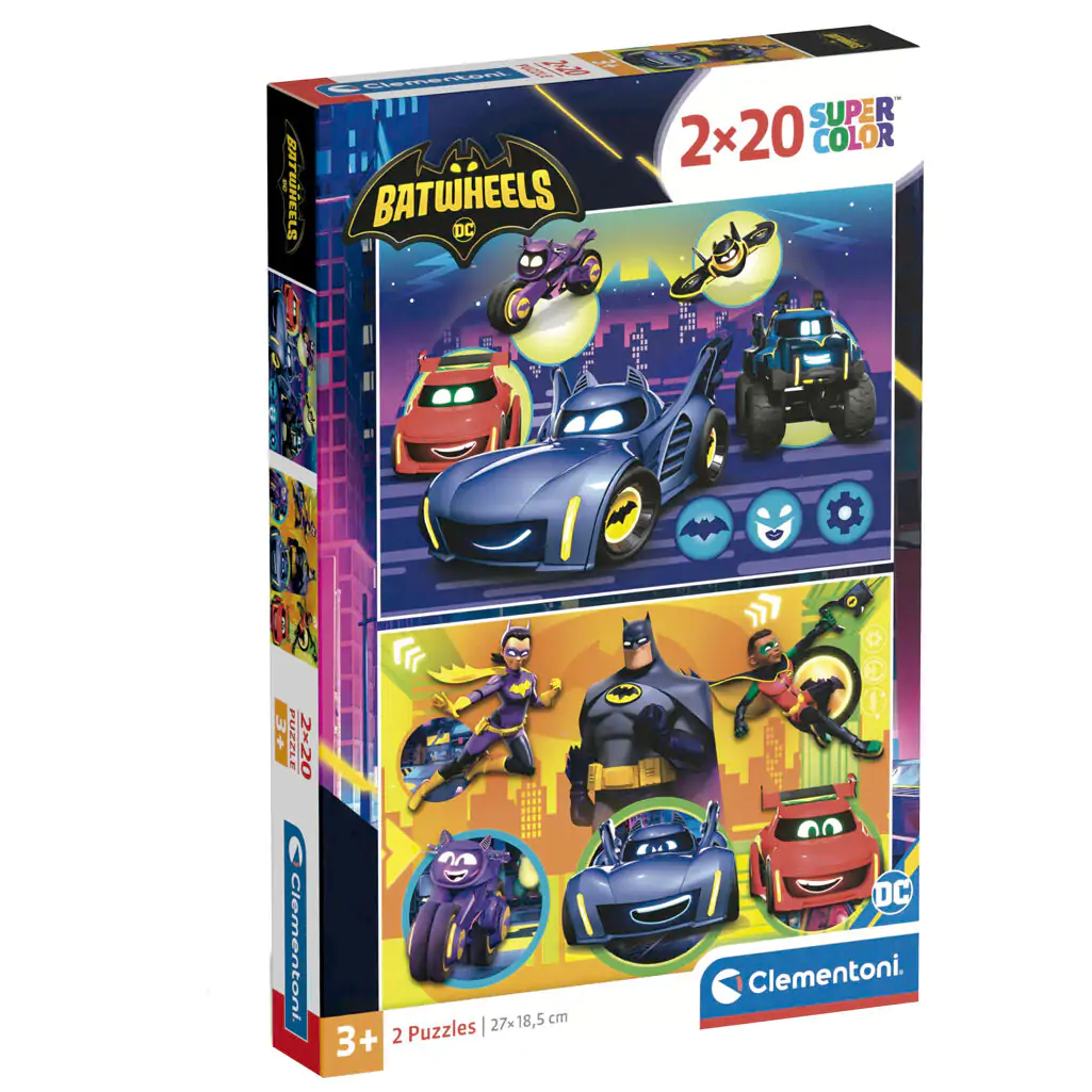 DC Comics Batwheels puzzle 2x60 dílků fotografii produktu