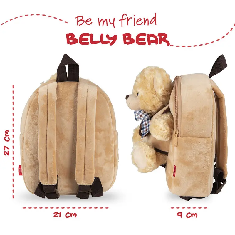 Bear Belly batoh s plyšovou hračkou 26 cm fotografii produktu
