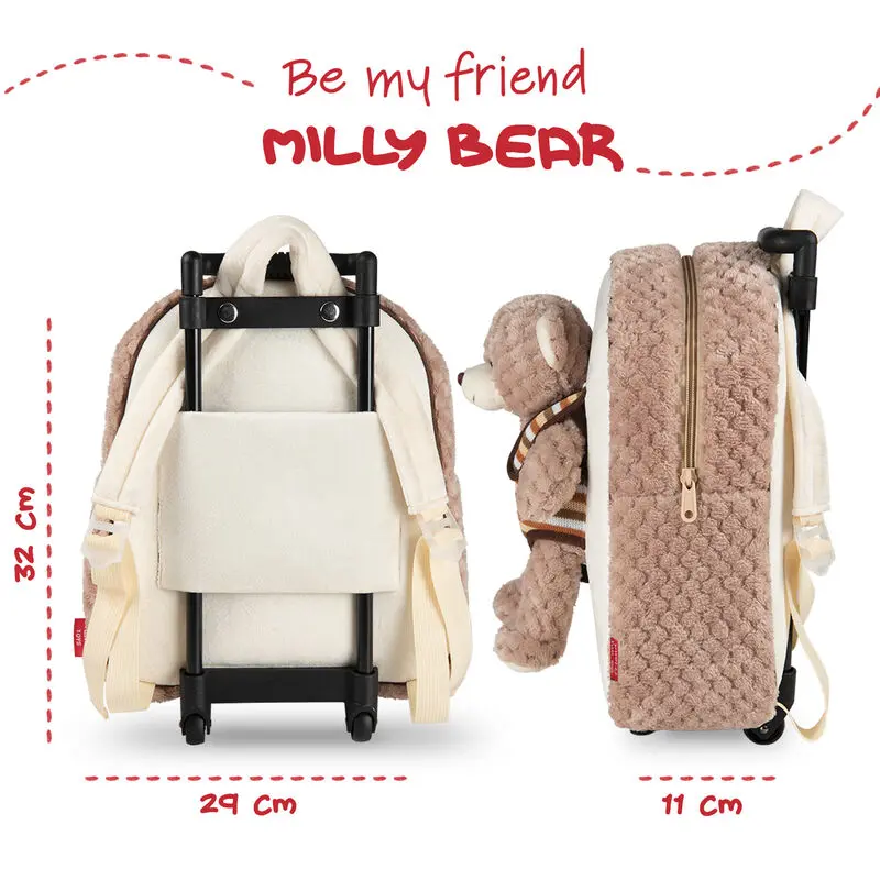 Bear Milly vozík s plyšovou hračkou 38cm fotografii produktu