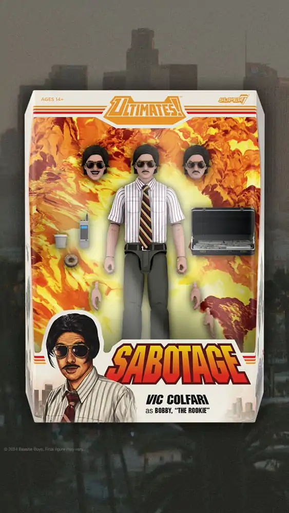 Beastie Boys Ultimates Akční figurka Vlna 1 Vic Colfari jako Bobby &quot;The Rookie&quot; 18 cm fotografii produktu
