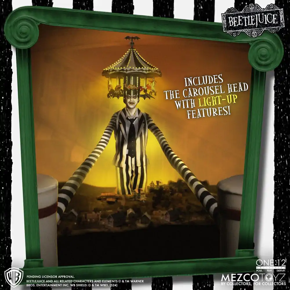 Beetlejuice akční figurka 1/12 Beetlejuice Deluxe Edition 18 cm fotografii produktu