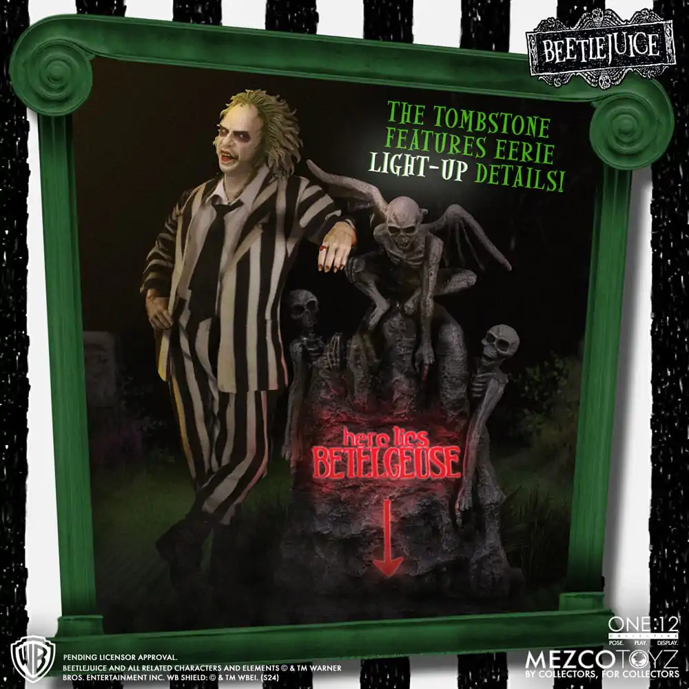 Beetlejuice akční figurka 1/12 Beetlejuice Deluxe Edition 18 cm fotografii produktu