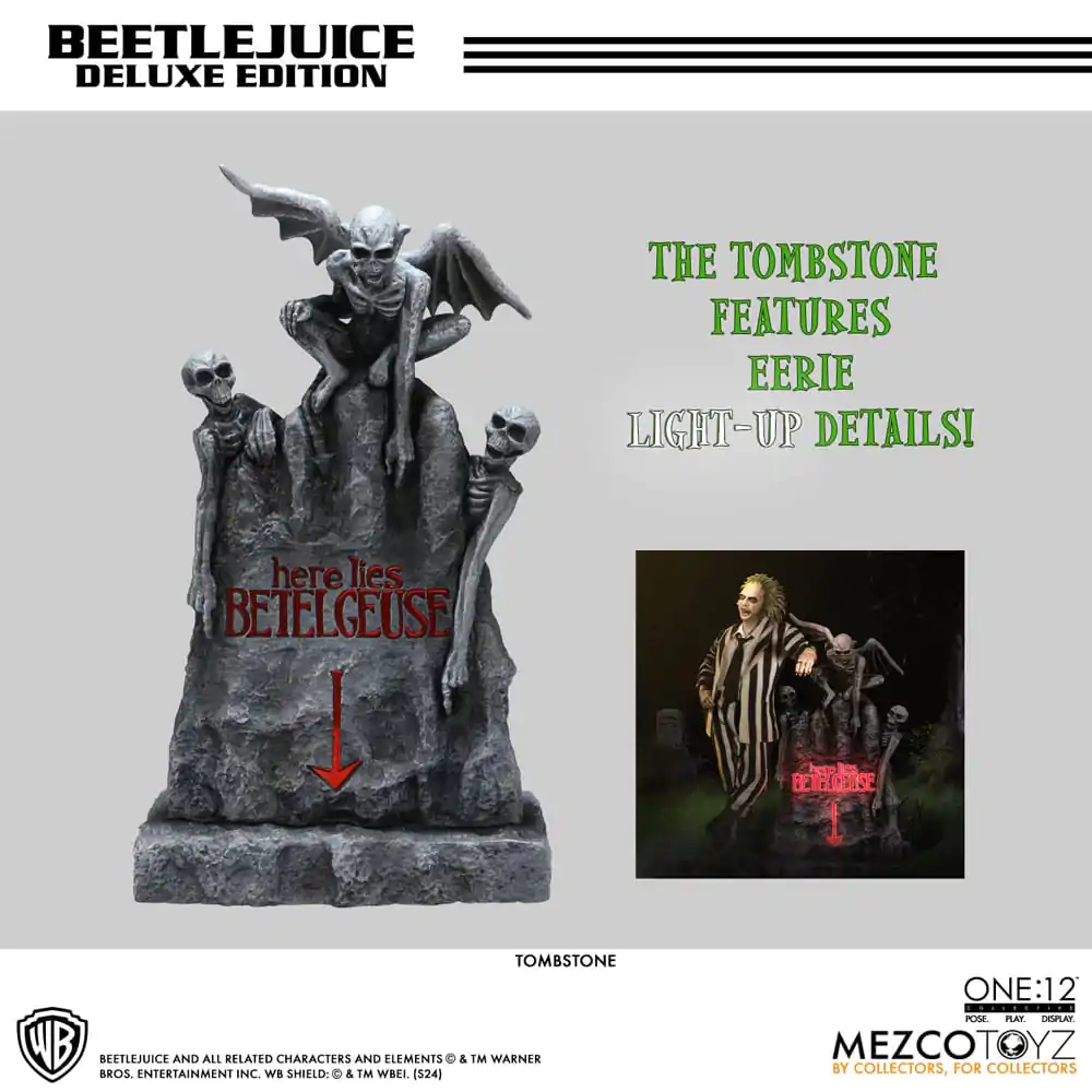 Beetlejuice akční figurka 1/12 Beetlejuice Deluxe Edition 18 cm fotografii produktu