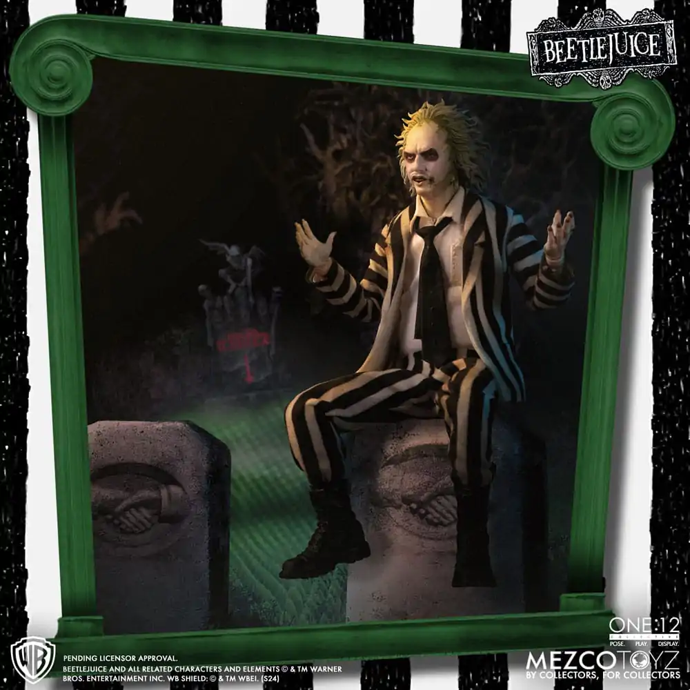 Beetlejuice akční figurka 1/12 Beetlejuice Deluxe Edition 18 cm fotografii produktu