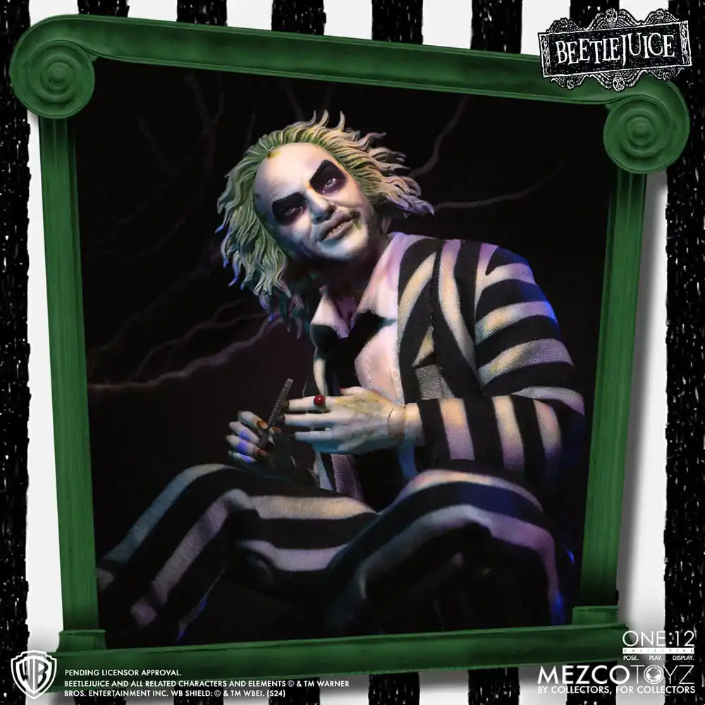 Beetlejuice akční figurka 1/12 Beetlejuice Deluxe Edition 18 cm fotografii produktu