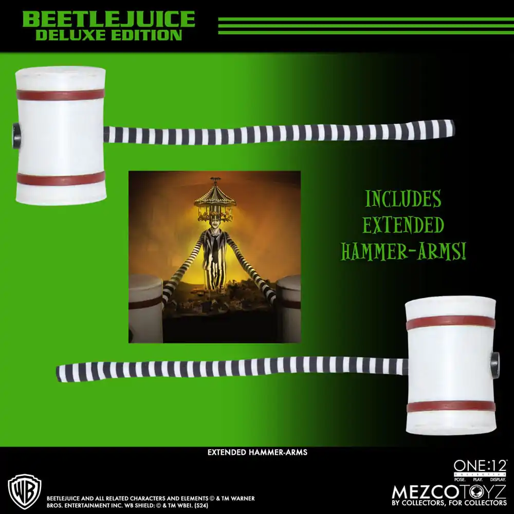 Beetlejuice akční figurka 1/12 Beetlejuice Deluxe Edition 18 cm fotografii produktu