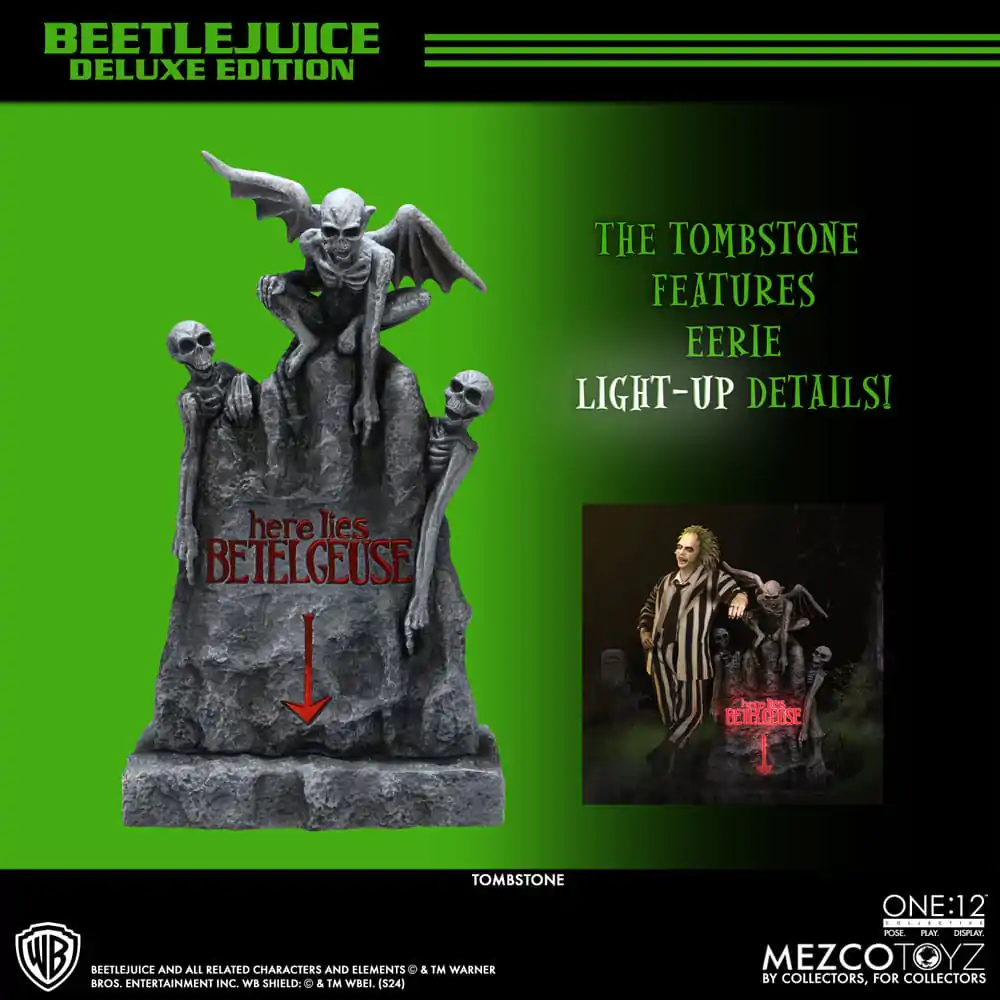 Beetlejuice akční figurka 1/12 Beetlejuice Deluxe Edition 18 cm fotografii produktu