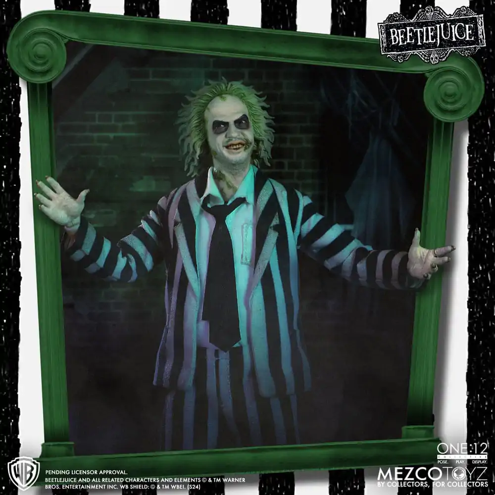 Beetlejuice akční figurka 1/12 Beetlejuice Deluxe Edition 18 cm fotografii produktu