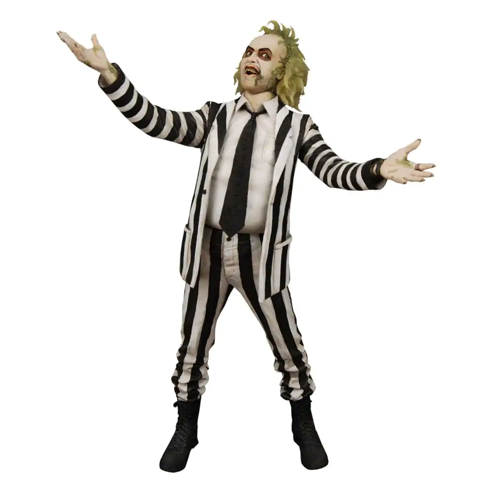 Beetlejuice 1988 Akční figurka 1/4 Striped Suit Beetlejuice 45 cm fotografii produktu