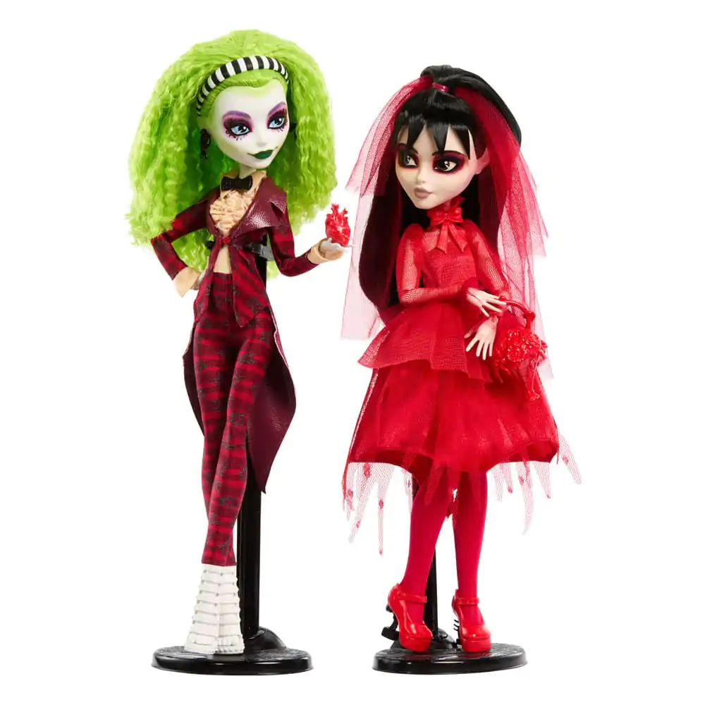 Beetlejuice Monster High Skullector Doll 2-Pack Betelgeuse & Lydia 25 cm Panenka (2 kusy) fotografii produktu