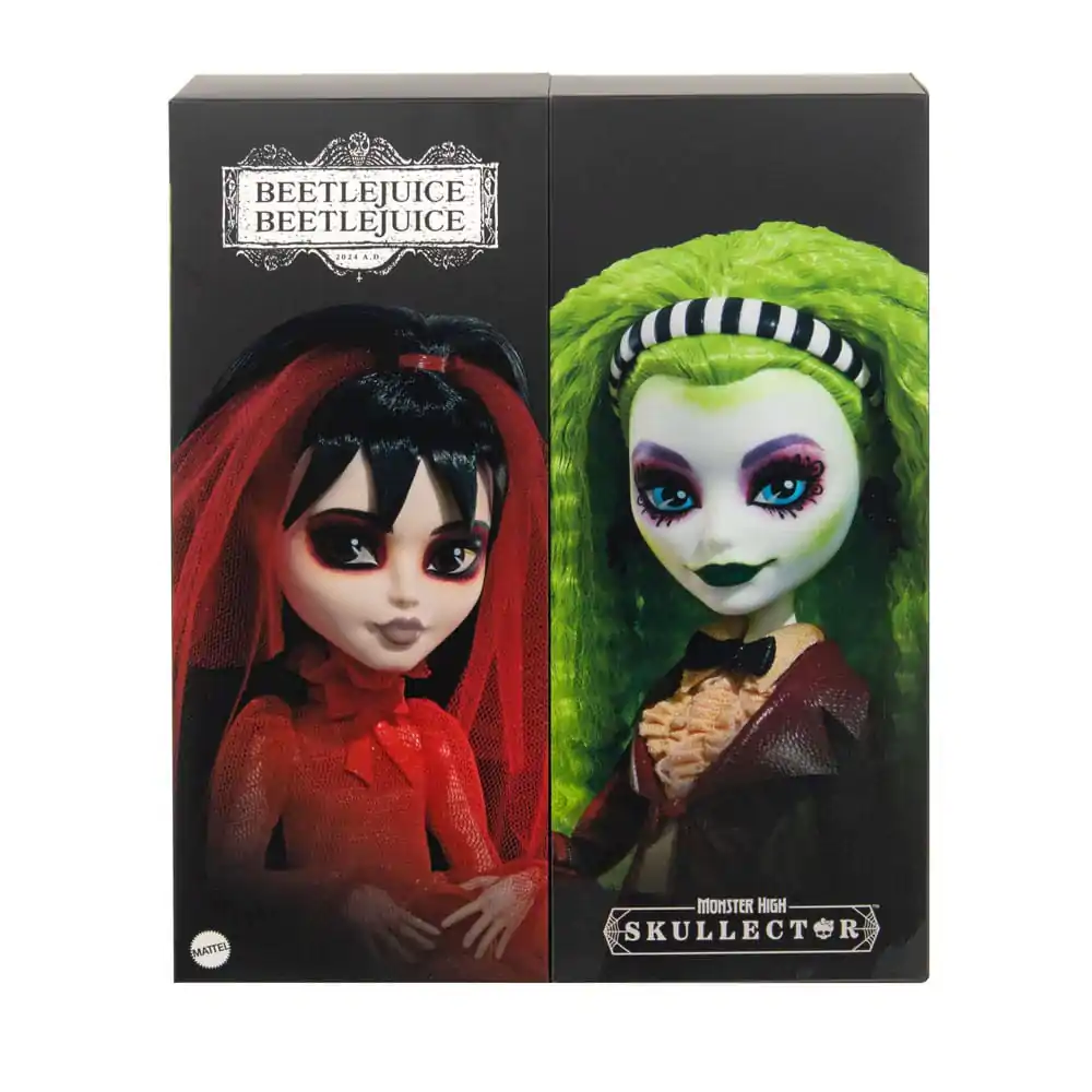 Beetlejuice Monster High Skullector Doll 2-Pack Betelgeuse & Lydia 25 cm Panenka (2 kusy) fotografii produktu