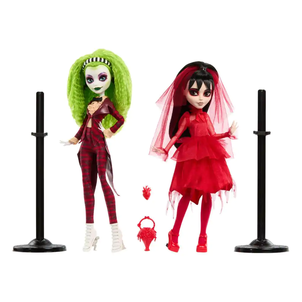 Beetlejuice Monster High Skullector Doll 2-Pack Betelgeuse & Lydia 25 cm Panenka (2 kusy) fotografii produktu