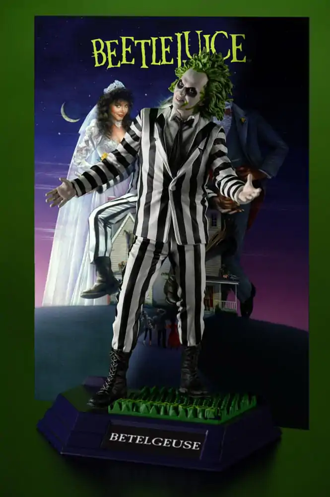 Beetlejuice Movie Maniacs Statue Beetlejuice 17 cm fotografii produktu