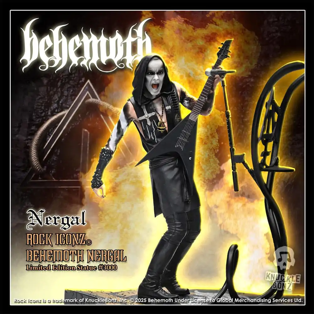 Behemoth Rock Iconz Socha Nergal 22 cm fotografii produktu