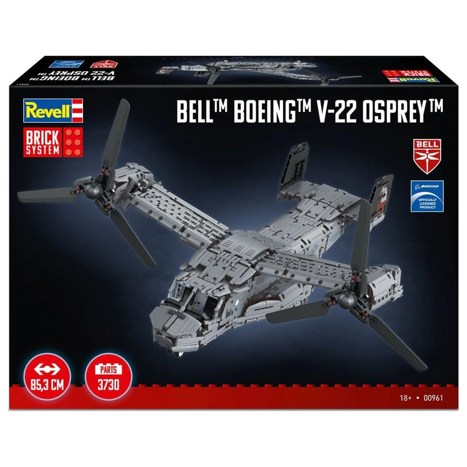 Bell Boeing Brick System Stavebnice V-22 Osprey 68 cm fotografii produktu