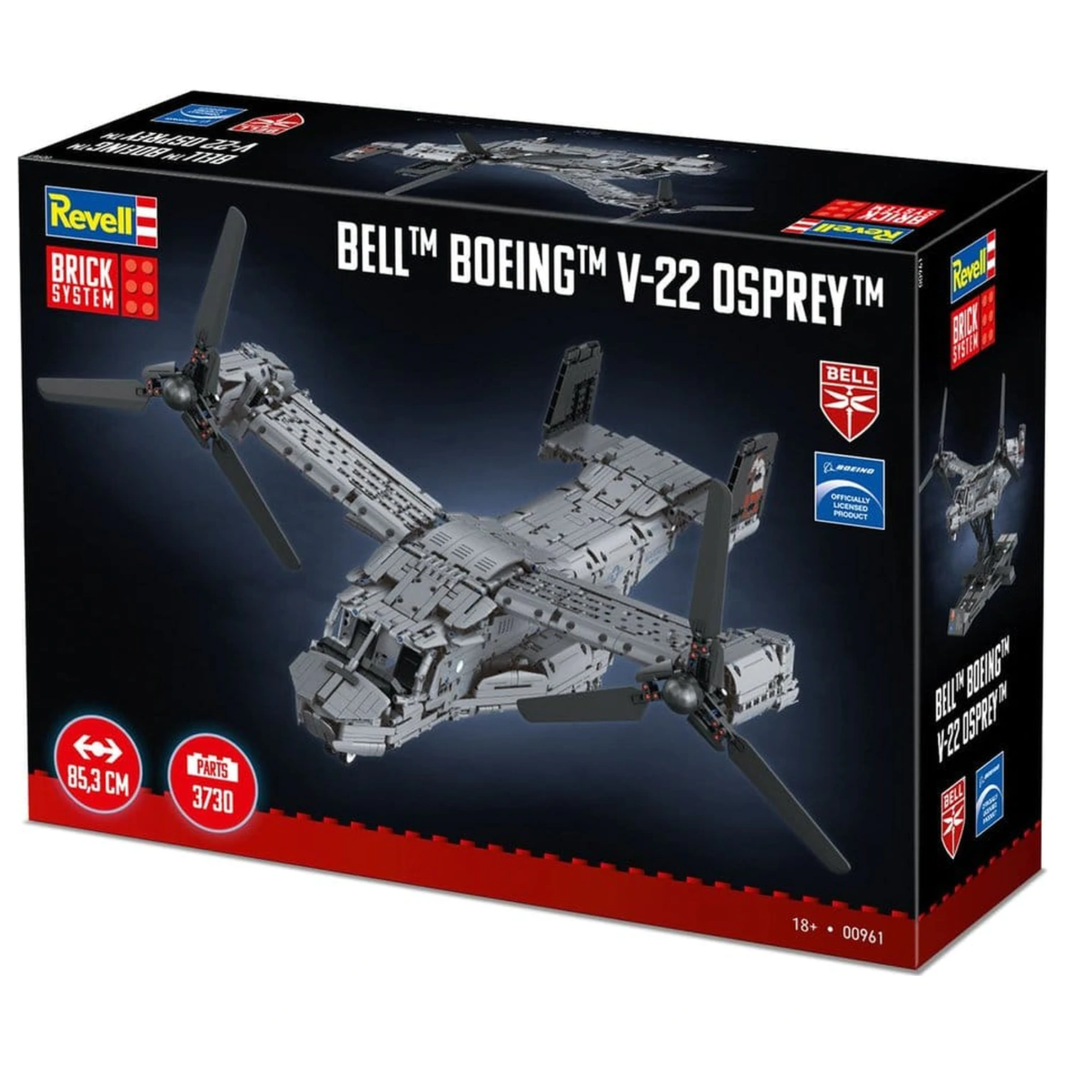 Bell Boeing Brick System Stavebnice V-22 Osprey 68 cm fotografii produktu