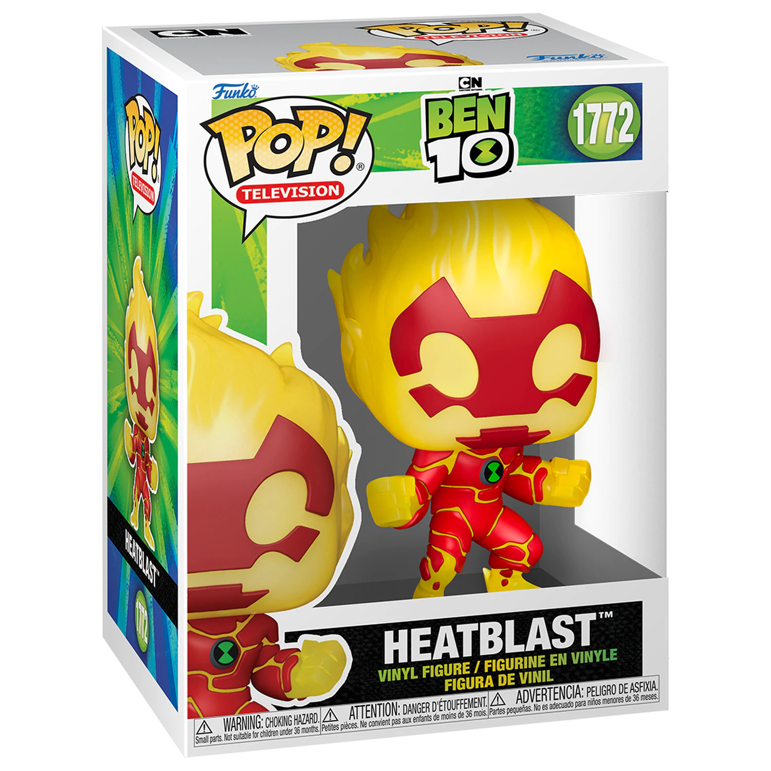 Ben 10 Funko POP! TV Vinylová figurka Heatblast 9 cm fotografii produktu