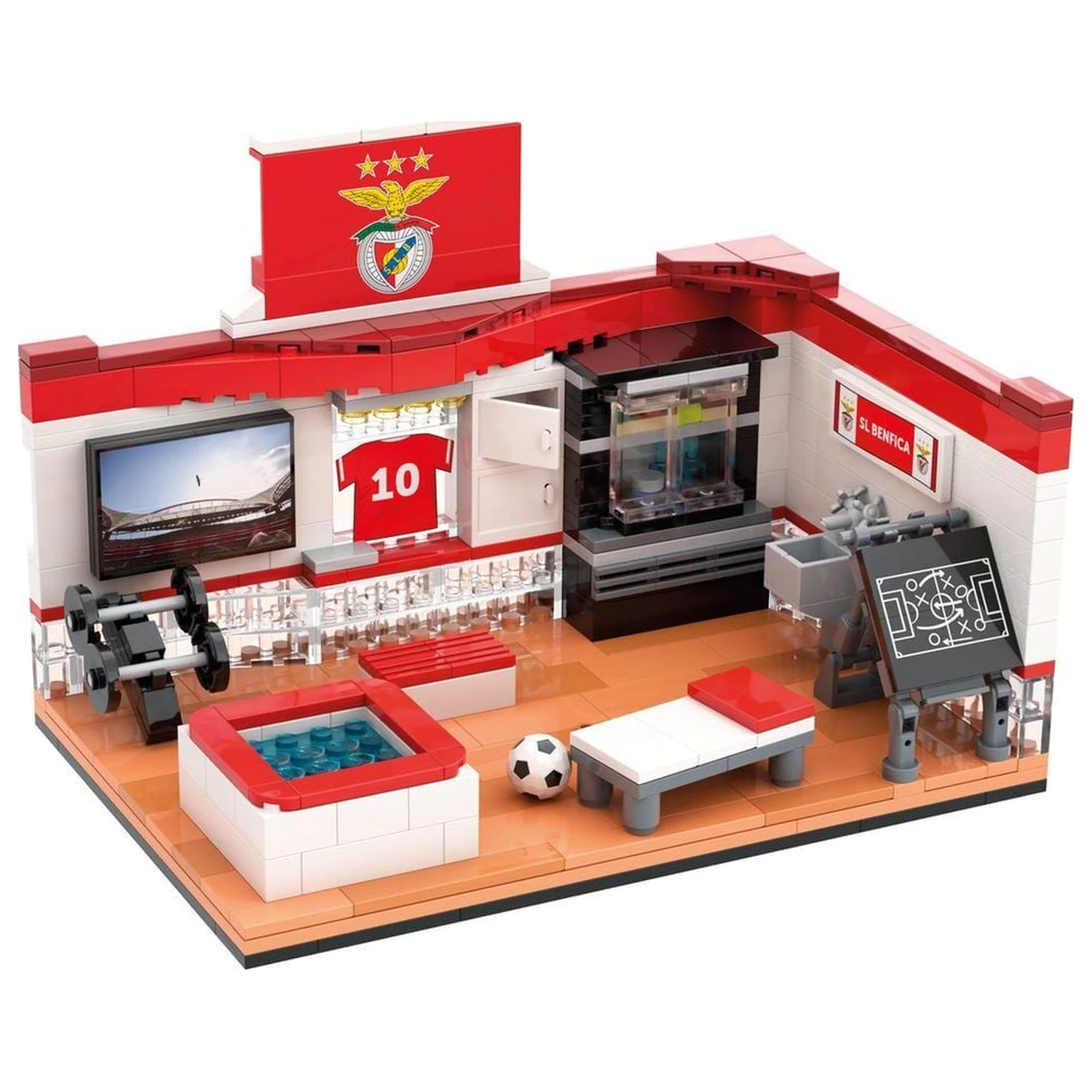 Sada šatny Benfica s figurkou 468 dílků fotografii produktu
