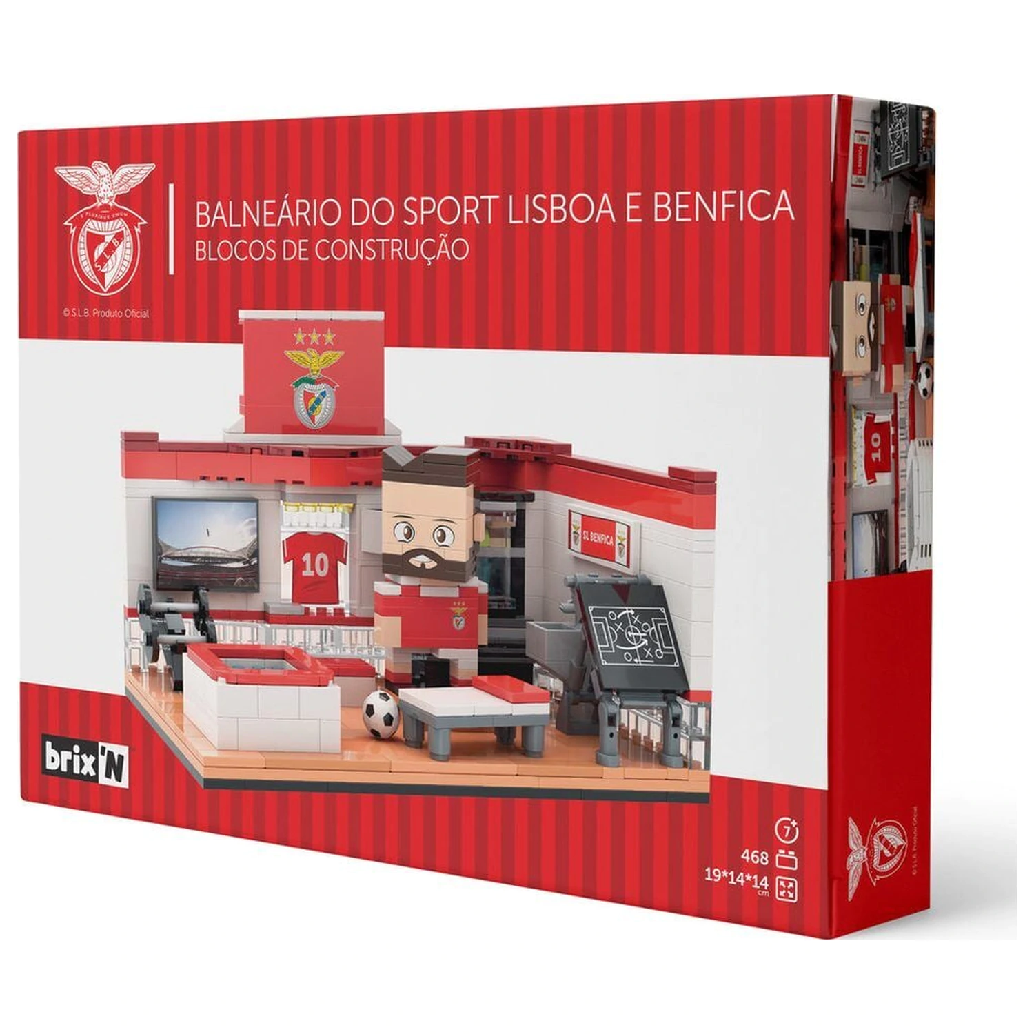Sada šatny Benfica s figurkou 468 dílků fotografii produktu