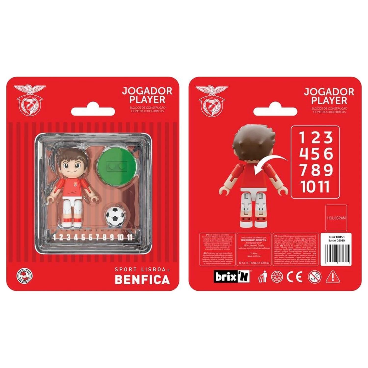 Benfica figurka hráče 4cm fotografii produktu