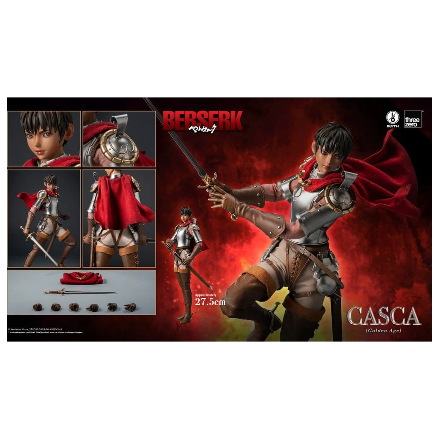 Berserk akční figurka 1/6 Casca (Golden Age) 28 cm fotografii produktu
