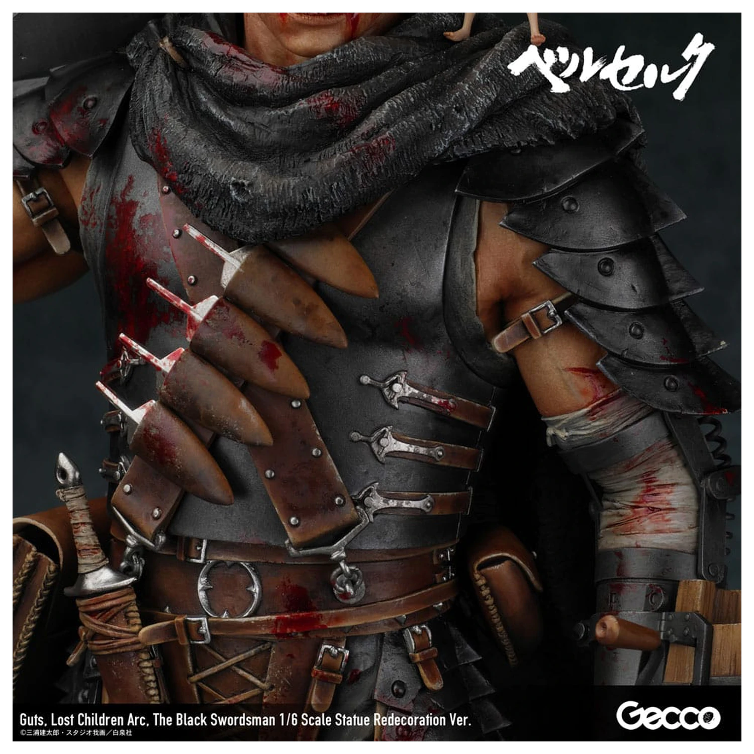 Berserk Socha 1/6 Guts Lost Children Arc The Black Swordsman Redecoration Ver. 38 cm fotografii produktu