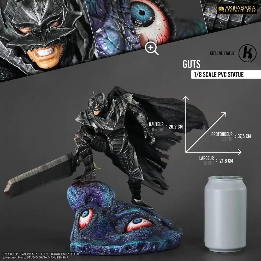 Berserk Akihabara Legend Figure PVC Socha 1/8 Guts (Berserker Armor) 26 cm fotografii produktu