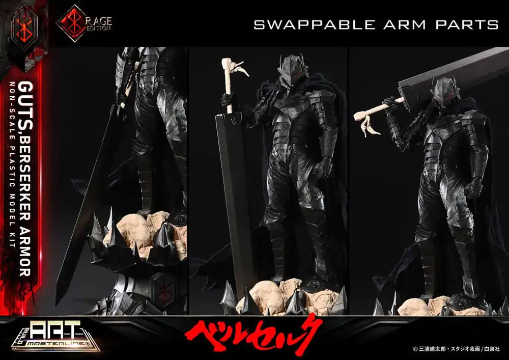 Berserk Build Art Masterline plastový model Guts Berserker Armor Rage 30 cm fotografii produktu