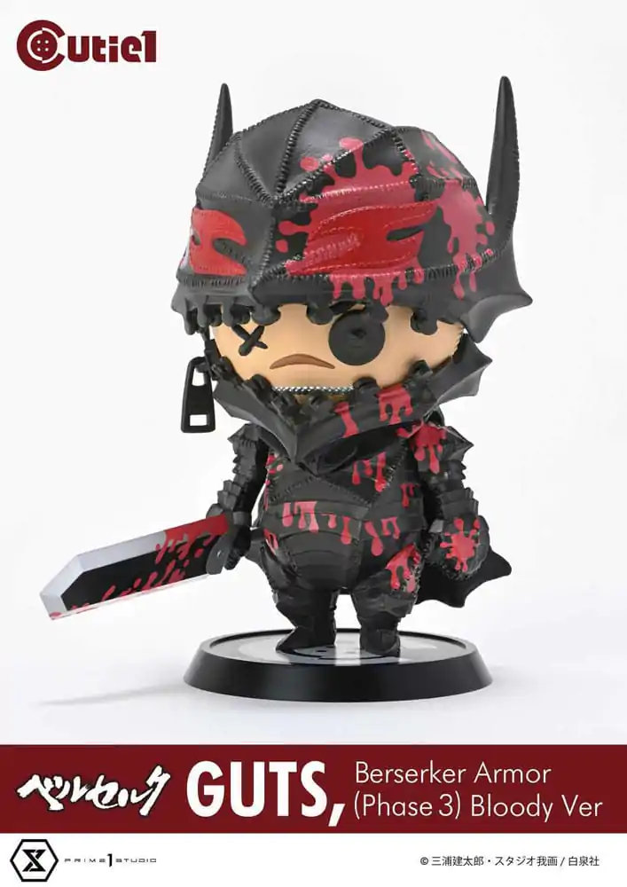 Berserk Cutie1 PVC figurka Guts Berserker Armor (Phase 3) Bloody verze 12 cm fotografii produktu