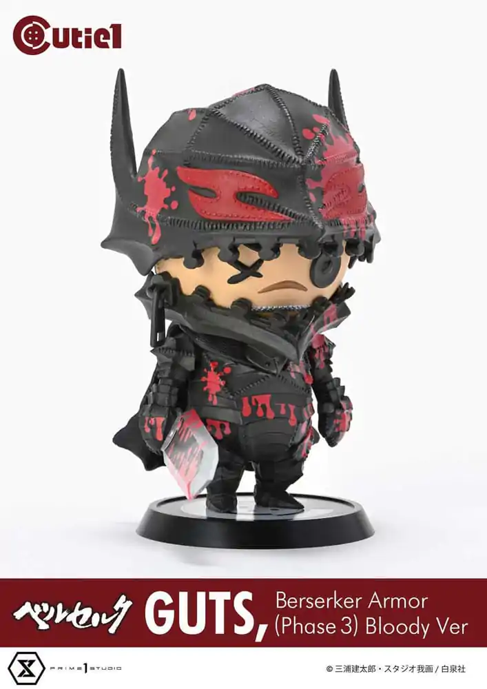 Berserk Cutie1 PVC figurka Guts Berserker Armor (Phase 3) Bloody verze 12 cm fotografii produktu